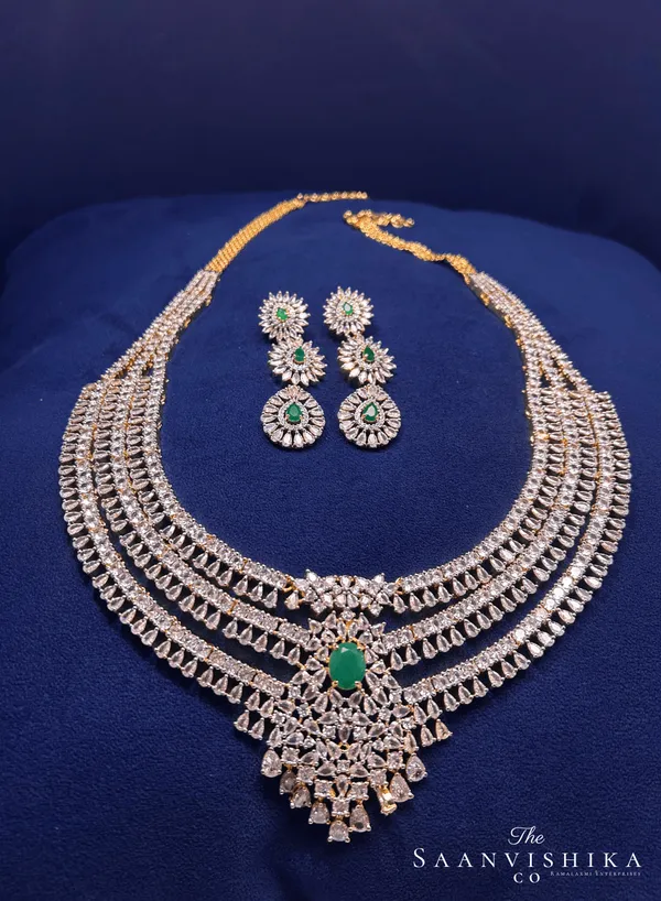 Golden_Alloy_Uncut_Designer_3_Line_Haram_Necklace_For_Women