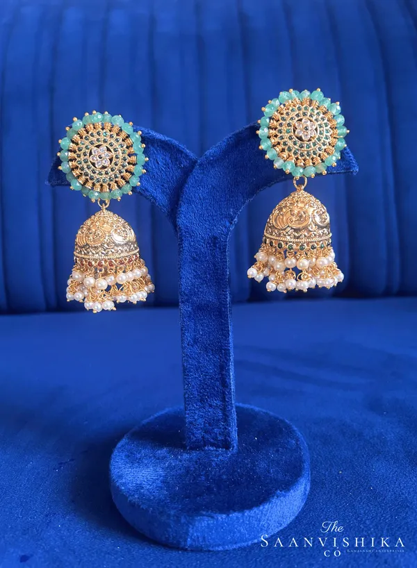 Multicolor_Alloy_Blend_Pearl_Designer_Jhumka_For_Women