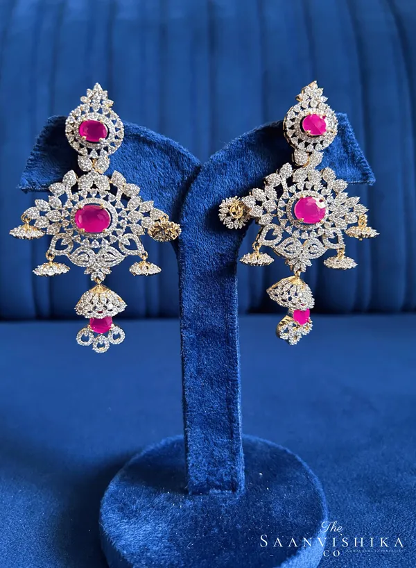 Red_Alloy_Triple_Stone_Modern_Jhumka_For_Women