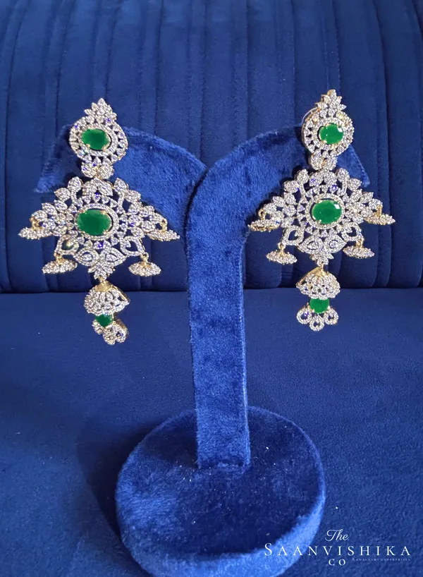 Green_Alloy_Triple_Stone_Modern_Jhumka_For_Women