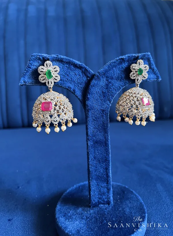 Multicolor_Alloy_Blend_Lily_Jhumka_For_Women