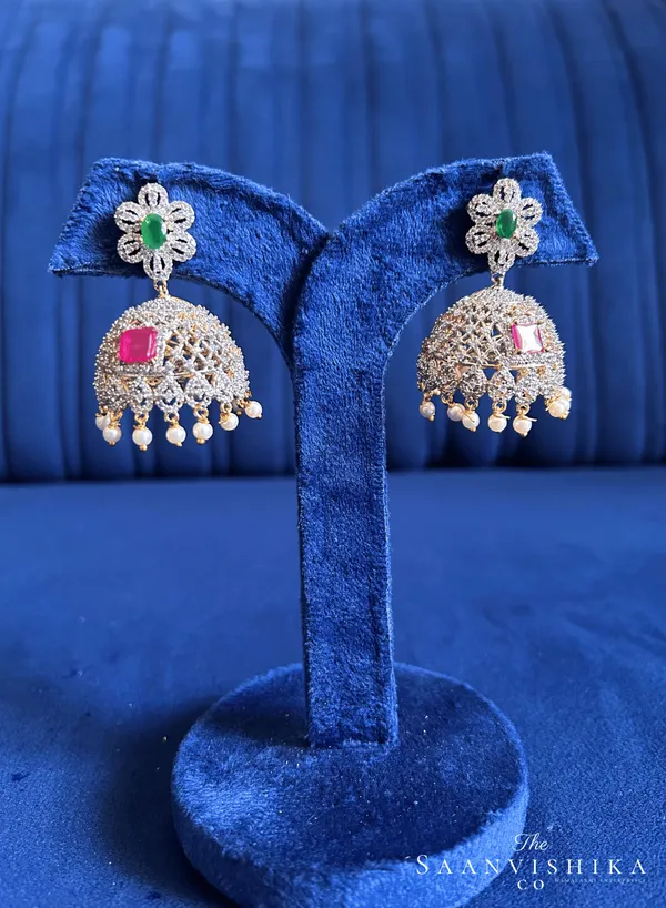 Multicolor_Alloy_Blend_Lily_Jhumka_For_Women