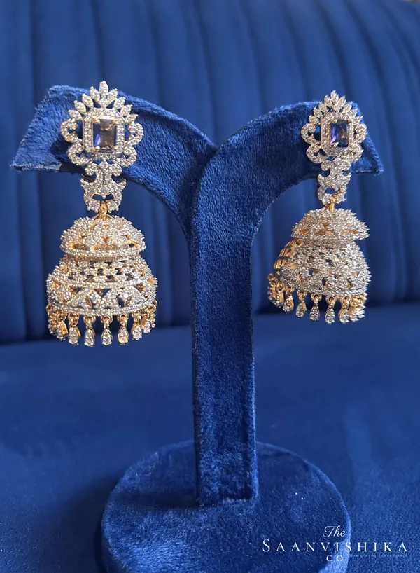 Purple_Alloy_Double_Jhumka_For_Women