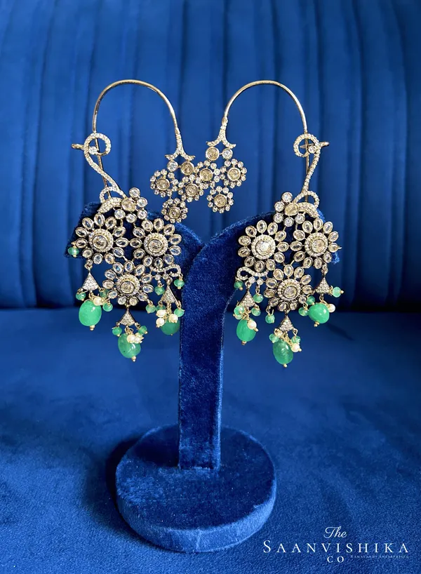 Green_Alloy_Earcuffs_For_Women