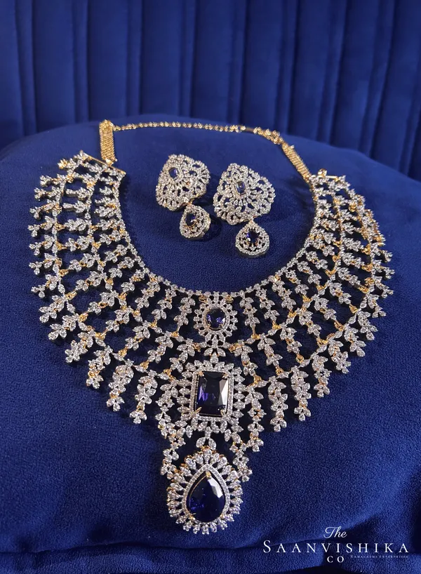 Violet_Alloy_Bridal_Triple_Gemstone_Cz_Diamond_Necklace_Set_For_Women