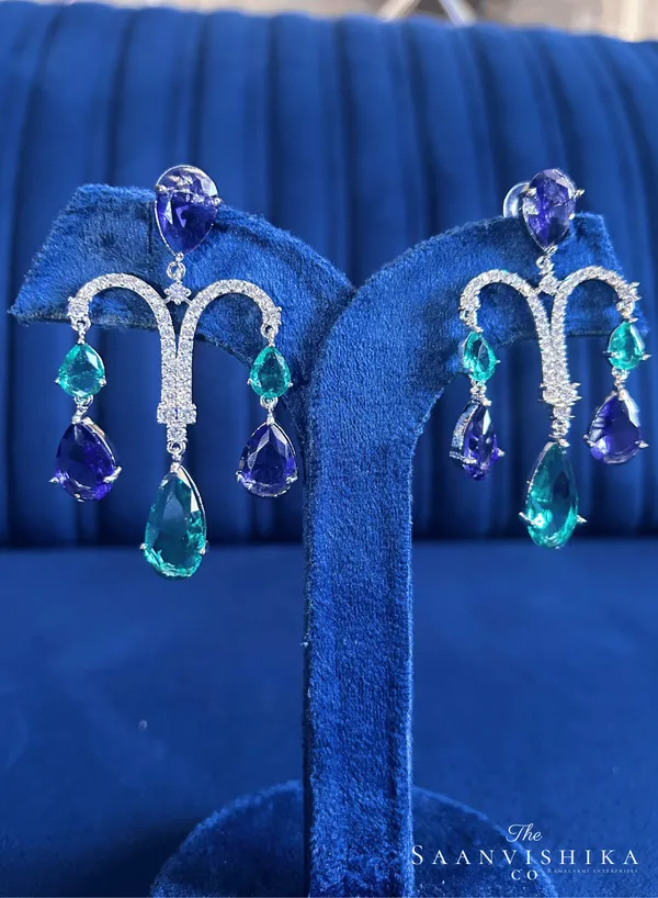 Multicolor_Alloy_Diamond_Gemstone_Earrings_For_Women
