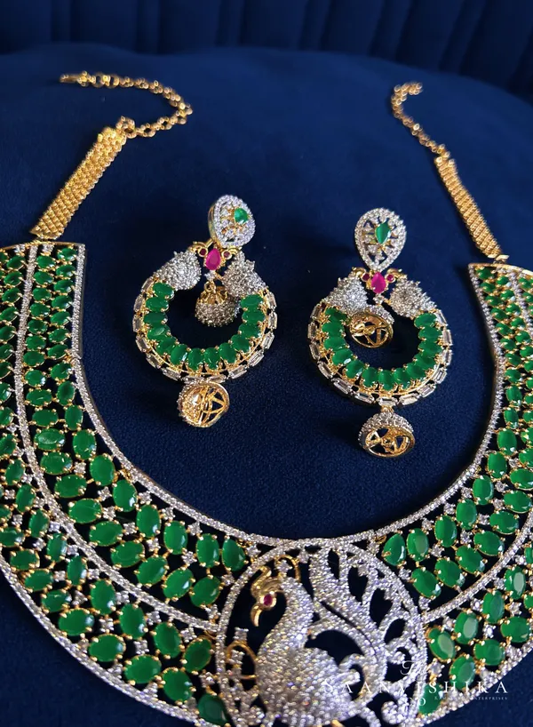 Green_Alloy_Peacock_Emerald_Haram_Set_For_Women