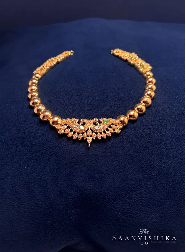 Golden_Alloy_Micro_Gold_Peacock_Kante_Necklace_For_Women
