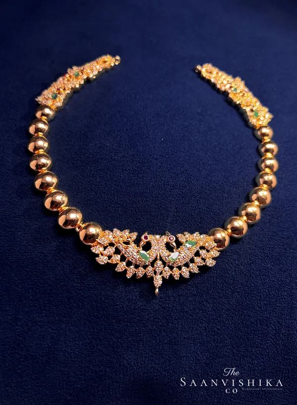 Golden_Alloy_Micro_Gold_Peacock_Kante_Necklace_For_Women