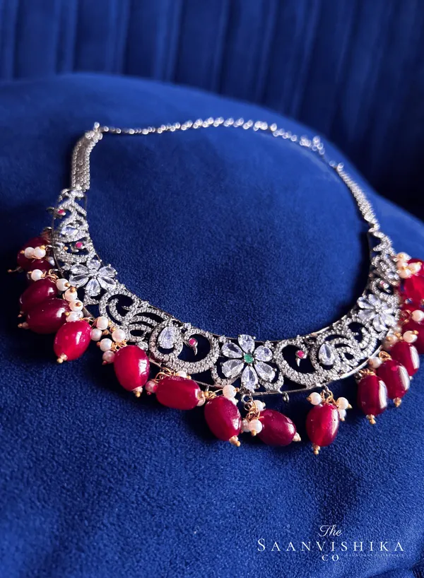 Black_Alloy_Victorian_Peacock_Ruby_Beads_Kante_Necklace_For_Women