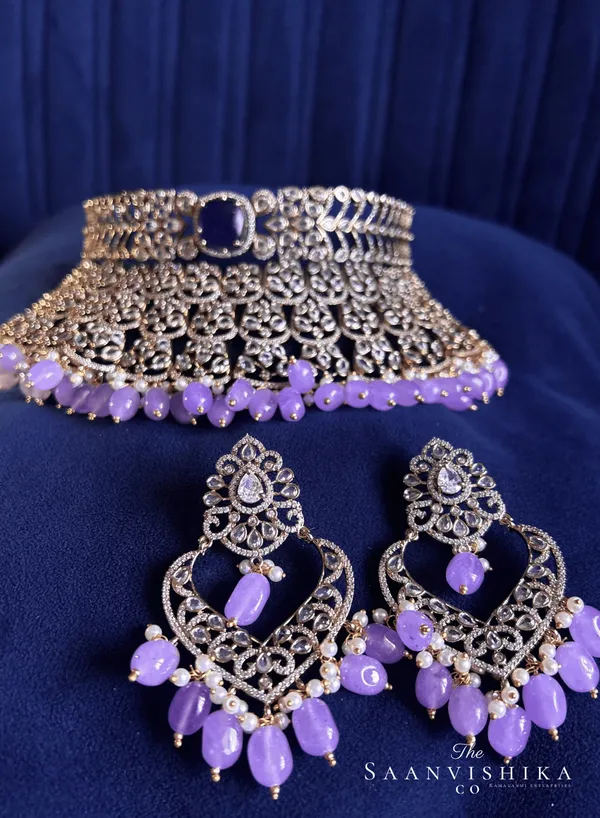Violet_Alloy_Victorian_Cz_Diamond_Choker_Set_For_Women