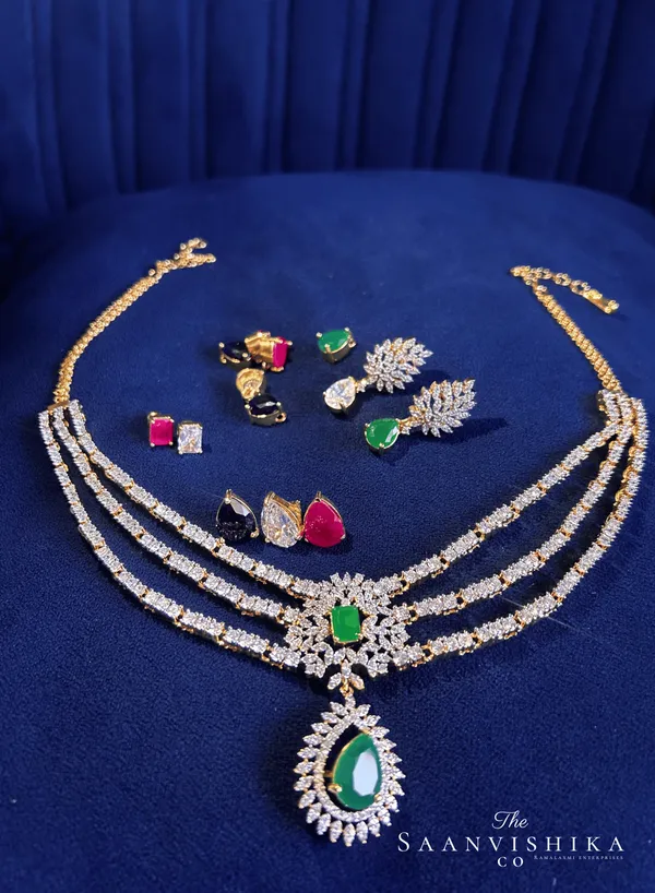Multicolor_Alloy_4-In-1_Convertible_Necklace_For_Women
