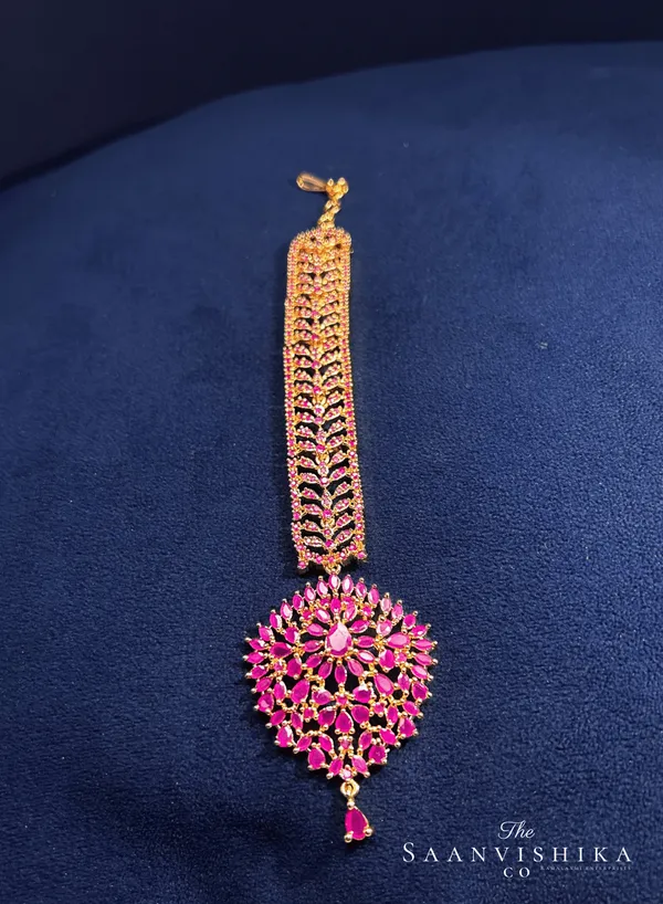 Pink_Alloy_Ruby_Bridal_Maang_Tikka_For_Women