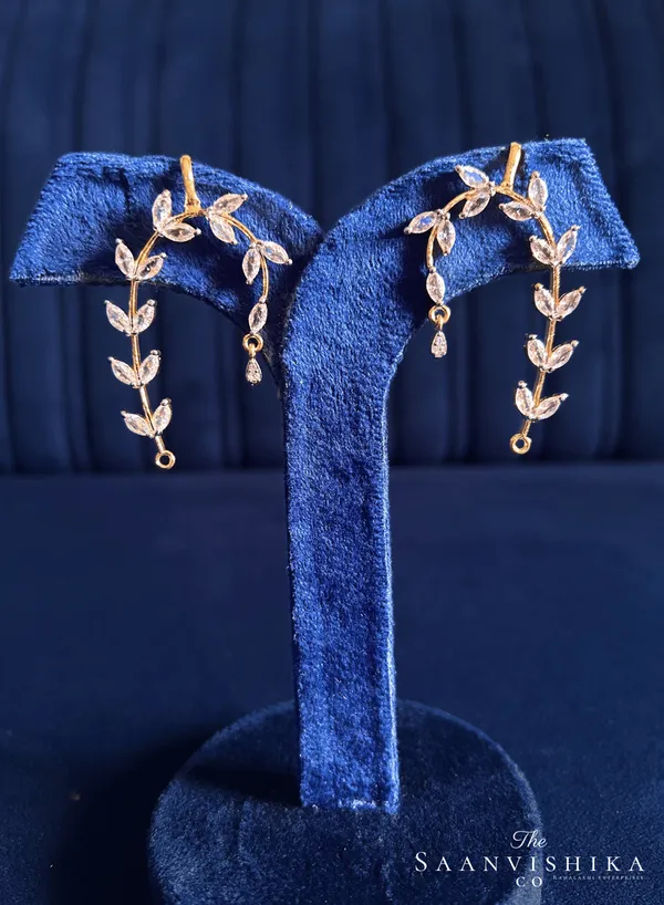 Golden_Alloy_Jasmine_American_Diamond_Earcuffs_For_Women