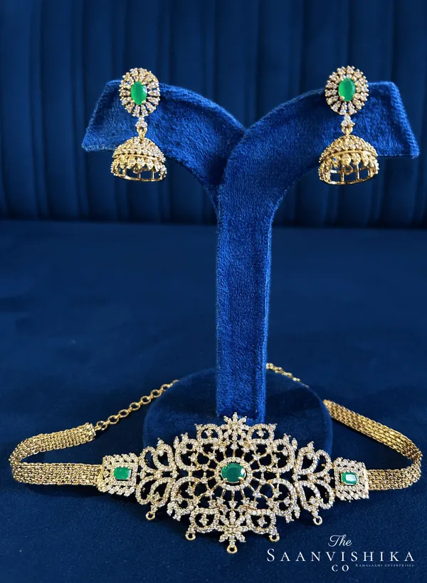 Green_Alloy_Floral_Neck_Patti_For_Women