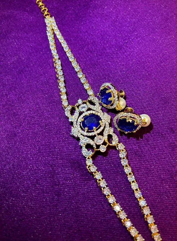 Violet_Alloy_2-Chain_Studded_Neck_Patti_For_Women