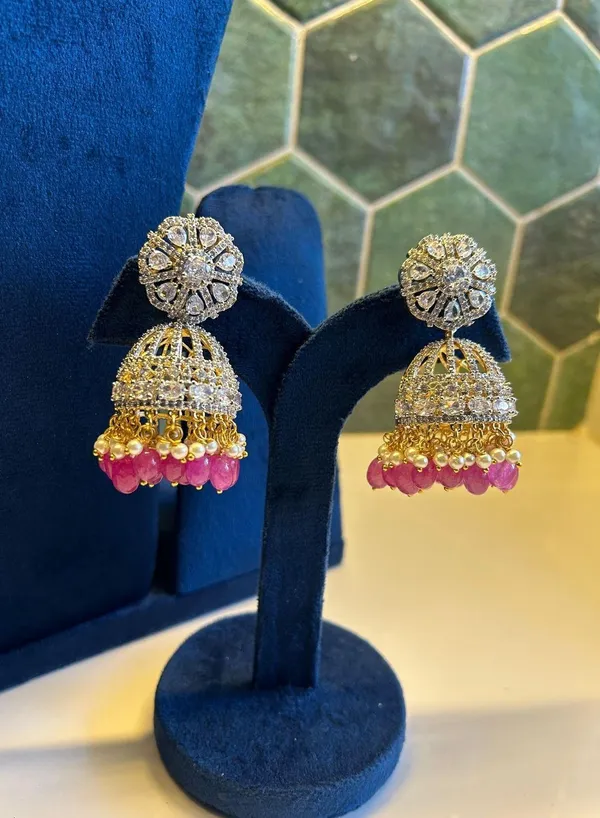 Pink_Alloy_Kante_Necklace_With_Detachable_Jhumka_Earrings_For_Women