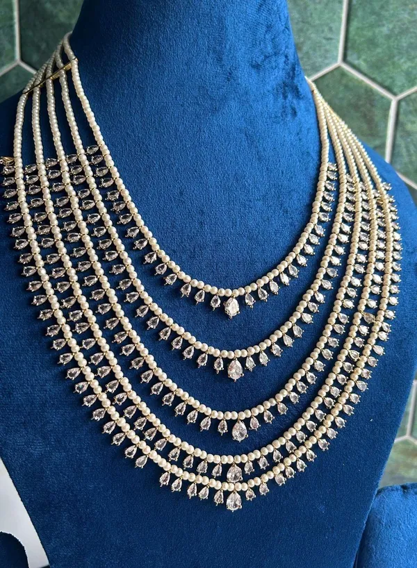 White_Alloy_Cz_Micro_Beads_Mala_Necklace_For_Women