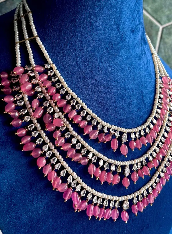 Pink_Alloy_Cz_Diamond_Bead_Mala_Necklace_For_Women