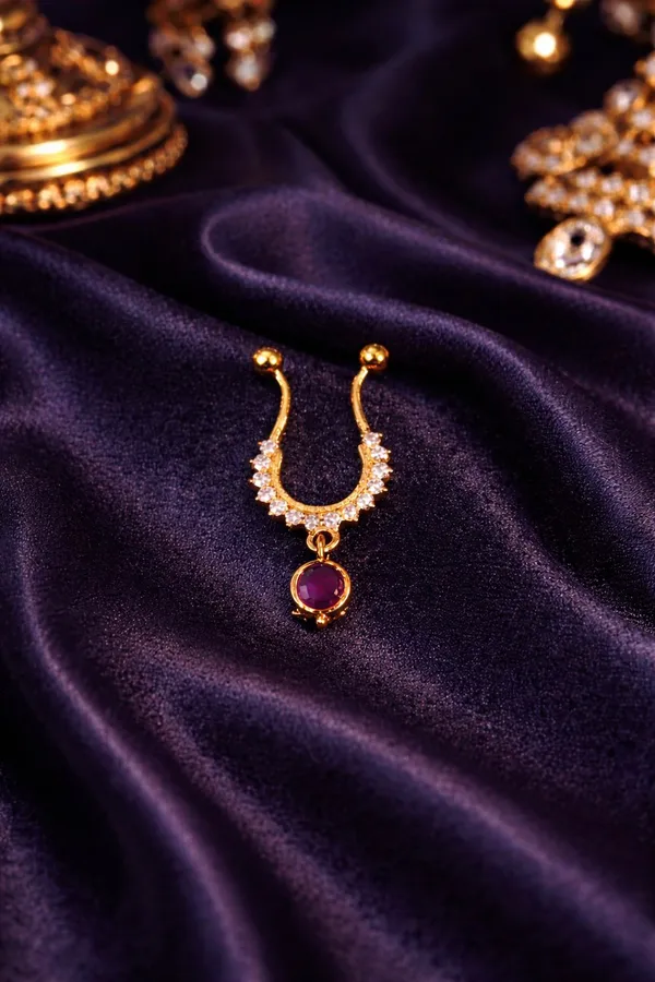 Golden_Alloy_Hanging_Ruby_Stone_Septum_Nose_Ring_For_Women