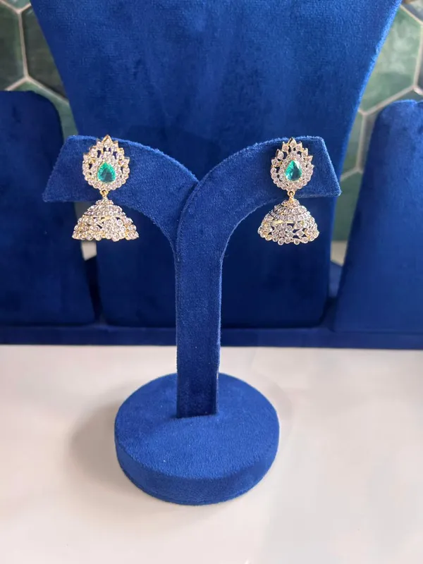 Green_Alloy_Screwback_Jhumka_For_Women
