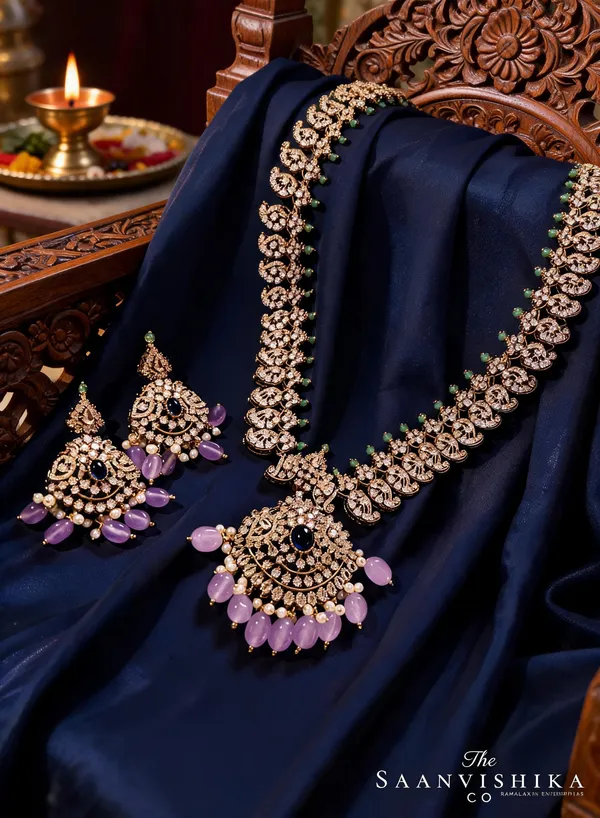 Purple_Alloy_Blend_Victorian_Beads_Haram_Set_For_Women