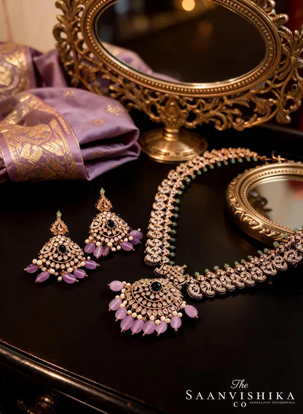 Purple_Alloy_Blend_Victorian_Beads_Haram_Set_For_Women