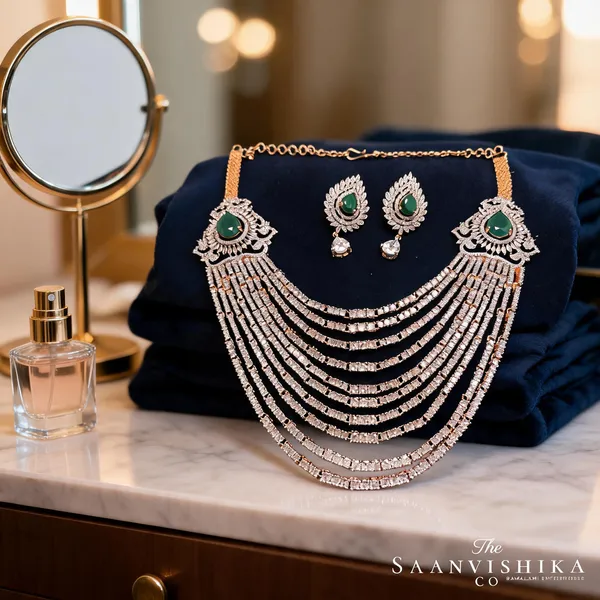 Grand_4_In_1_Interchangeable_Multi_Layer_Diamond_Necklace_With_Earrings