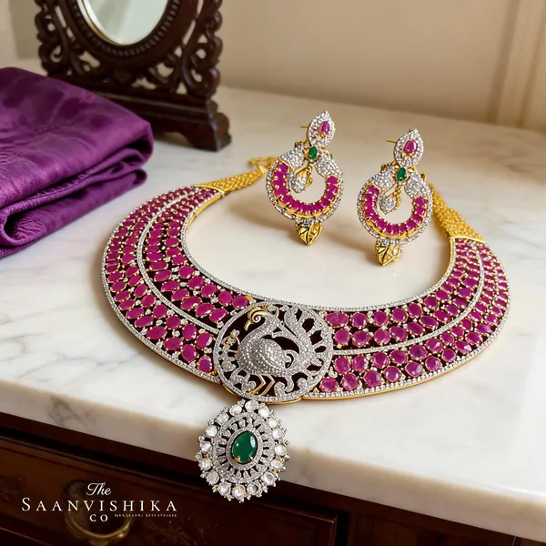 Red_Alloy_Peacock_Haram_Set_For_Women