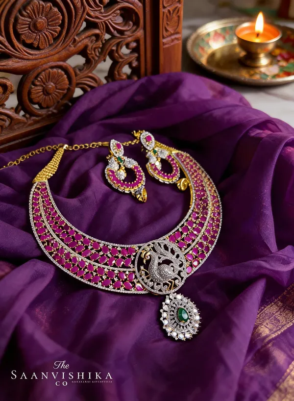 Red_Alloy_Peacock_Haram_Set_For_Women