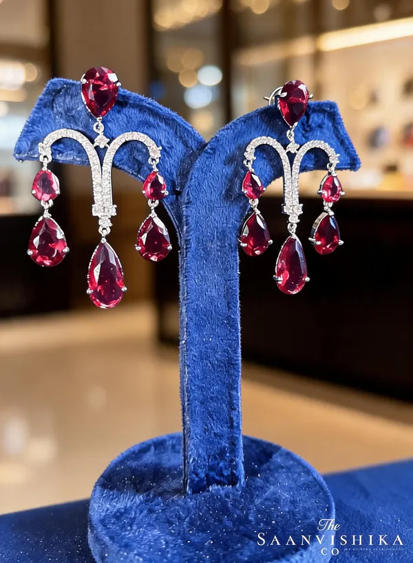 Red_Alloy_Ruby_Gemstone_Diamond_Earrings_For_Women