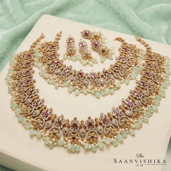 Multicolor_Alloy_Natural_Beads_Guttapusalu_Jewellery_Combo_Set_For_Women