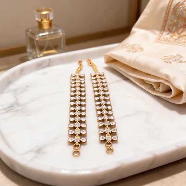 Golden_Alloy_Double_Crystal_Ear_Maati_Chain_For_Women