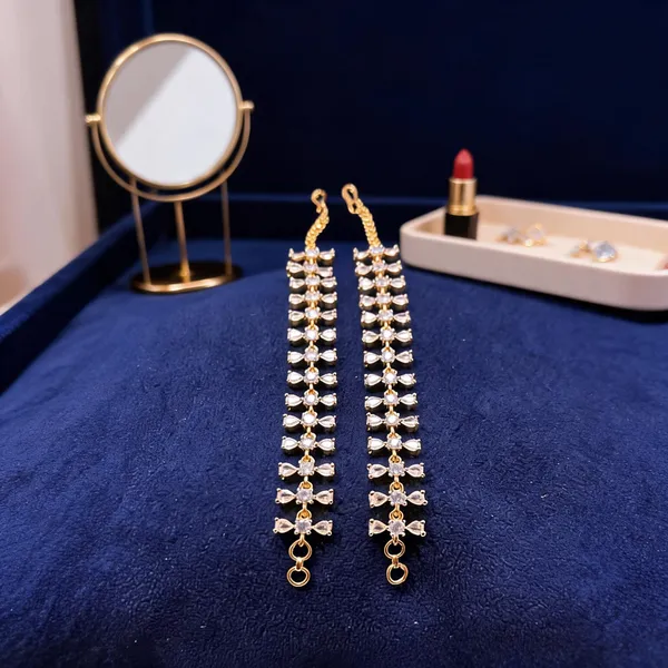 Golden_Alloy_Double_Crystal_Ear_Maati_Chain_For_Women
