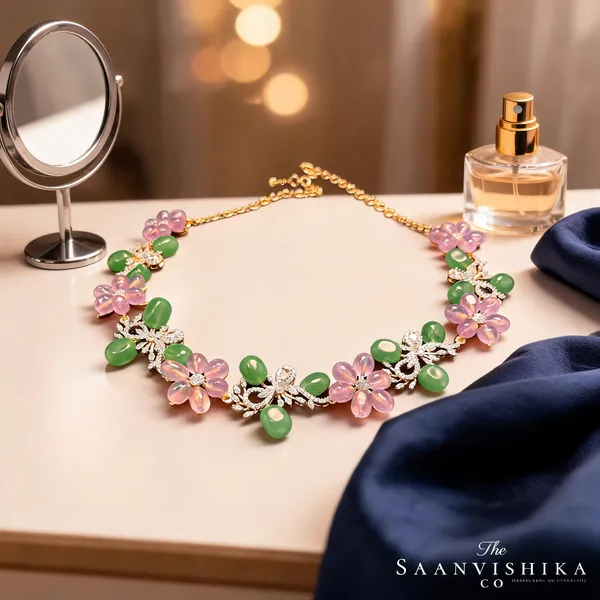 Floral_Natural_Beads_Necklace