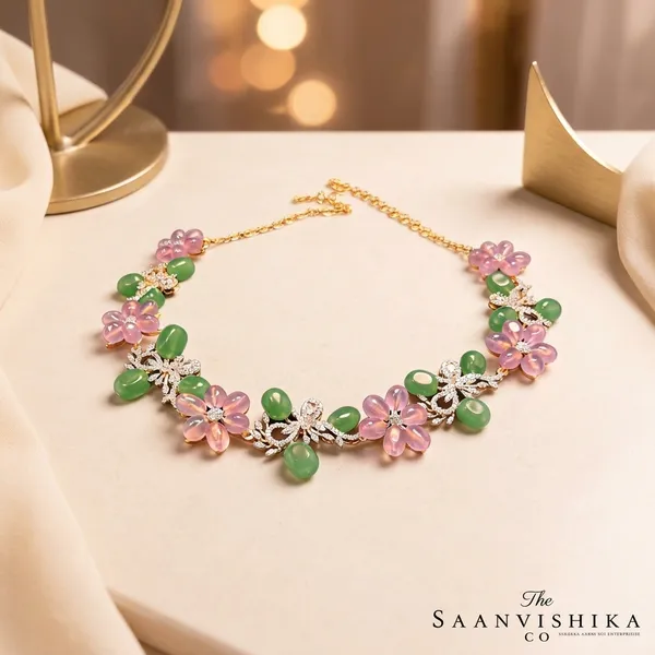 Floral_Natural_Beads_Necklace