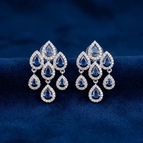 Purple_Alloy_Diamond_Droplet_Drop_Earrings_For_Women