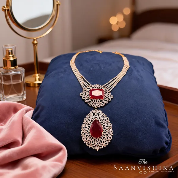 Red_Alloy_Uncut_Ruby_Stone_Diamond_Replica_Haram_Necklace_Set_For_Women