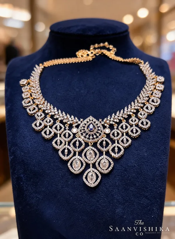 Purple_Alloy_Crystal_Hanging_Designer_Jewellery_Set_For_Women