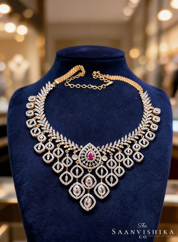 Purple_Alloy_Crystal_Hanging_Ruby_Designer_Jewellery_Set_For_Women