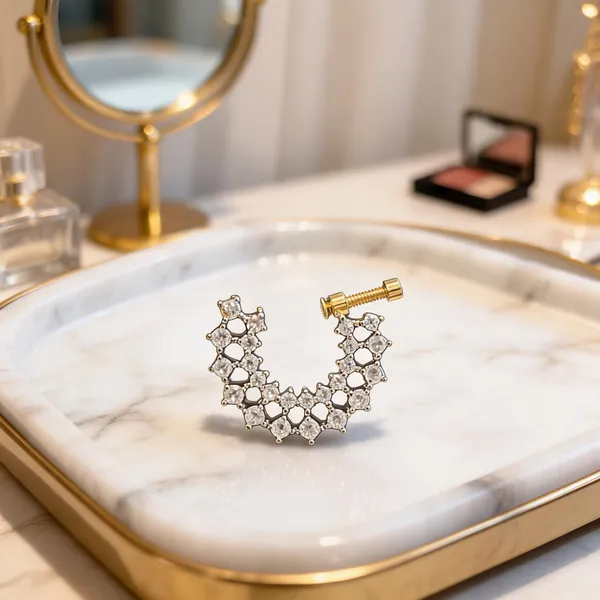 Silver_Alloy_Blend_Half_Moon_Cz_Double_Diamond_Nose_Pin_For_Women