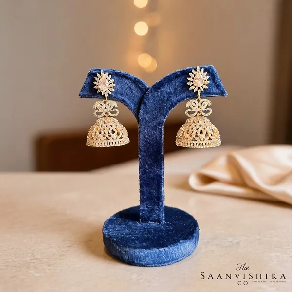 Golden_Alloy_Droplet_Diamond_Jhumka_Earrings_For_Women