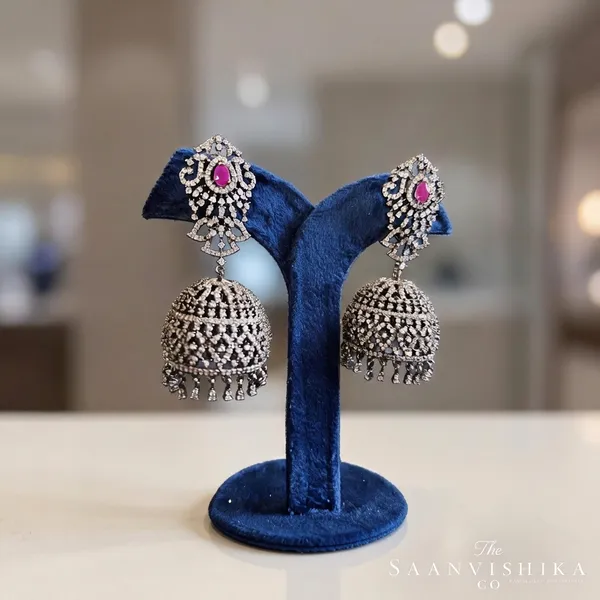 Red_Alloy_Victorian_Jhumka_For_Women