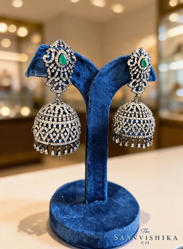 Green_Alloy_Victorian_Jhumka_For_Women