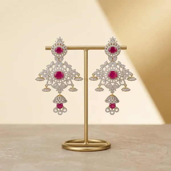Red_Alloy_Triple_Stone_Modern_Jhumka_For_Women