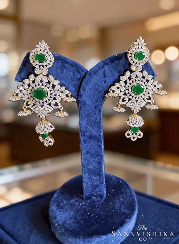 Green_Alloy_Triple_Stone_Modern_Jhumka_For_Women