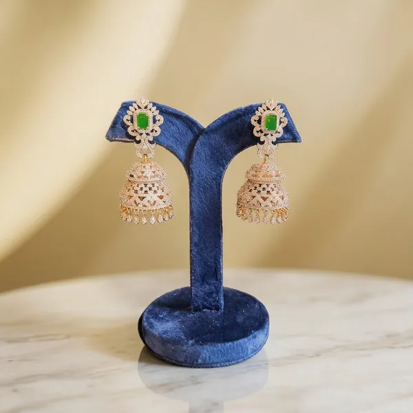 Green_Alloy_Double_Jhumka_For_Women