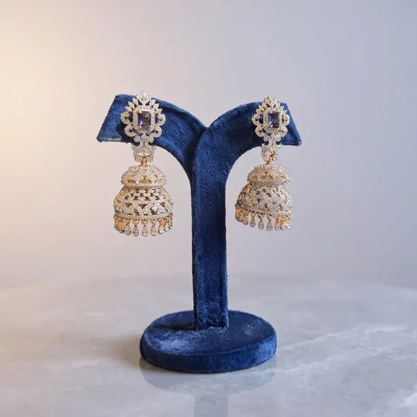 Purple_Alloy_Double_Jhumka_For_Women