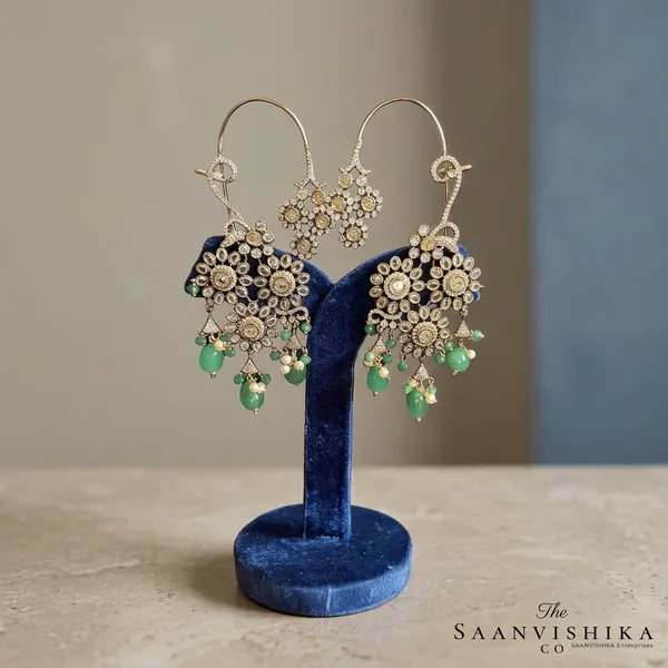 Green_Alloy_Earcuffs_For_Women