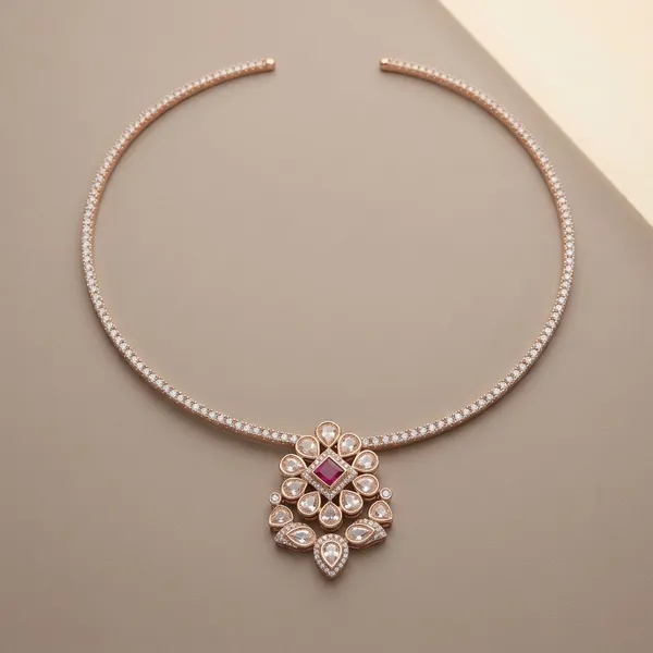 Golden_Alloy_Detachable_Pendant_Kante_Necklace_For_Women